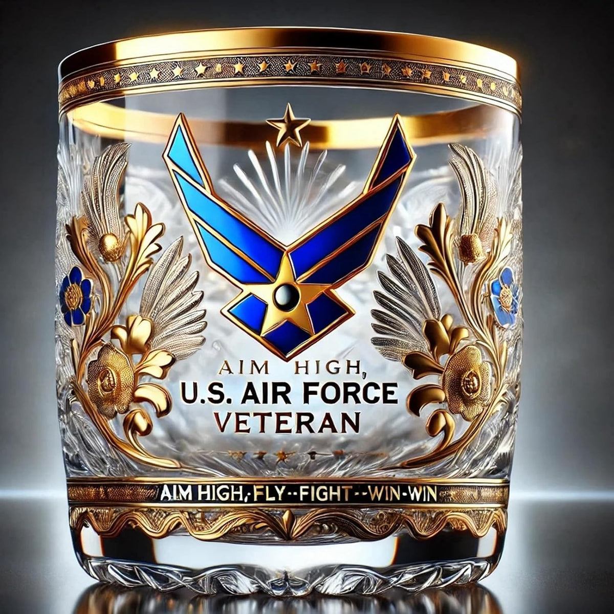 Rimoby Veteran Tribute Glass